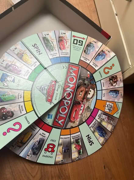 Photo of free Monopoly -cars Pixar version (London W12, Shepherd’s Bush) #2