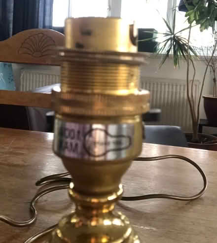 Photo of free brass lamp base (N4) #3