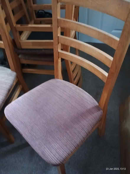 Photo of free Wooden dining chairs x4 (Garforth LS25) #4