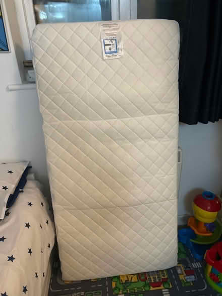 Photo of free crib mattress (Flat 2 , 06 observatory mews) #1