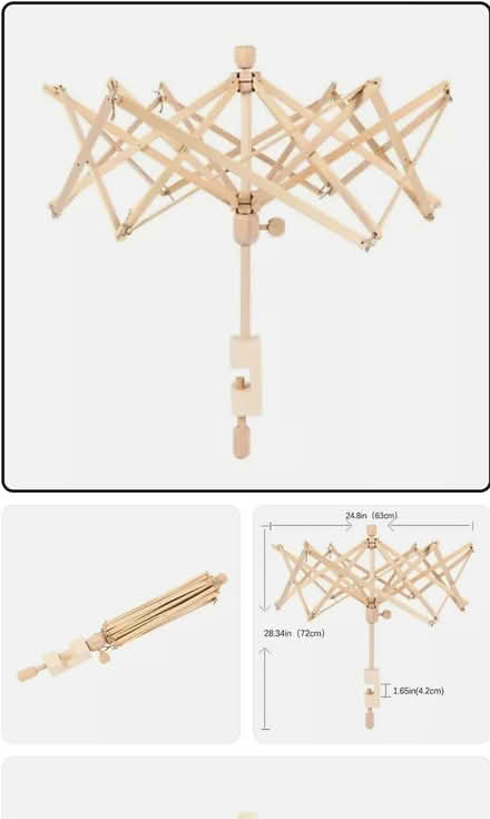Photo of Yarn swift winder (Woodley, RG5) #1