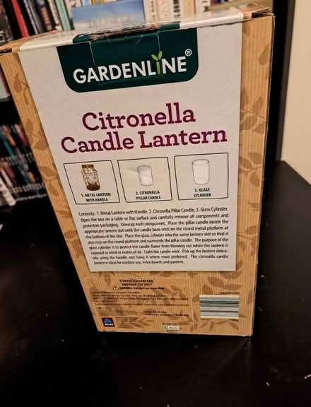Photo of free Citronella candle with lantern (CF24) #1