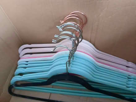 Photo of free 15 Velvet hangers in various colors (Salem, NH) #1