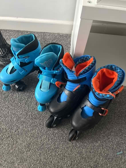 Photo of free 2 x pairs of skates size 13-3 (Hazel Grove SK7) #1