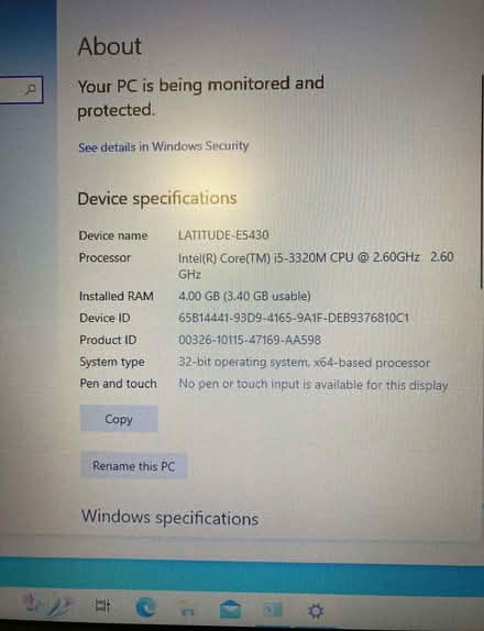 Photo of free Dell Latitude E5430 Laptop (Monkspath B90) #1