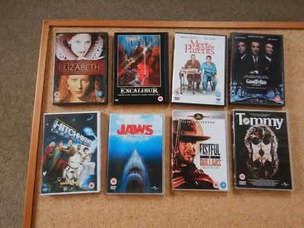 Photo of free 8 DVDs (Horndean, PO8) #1