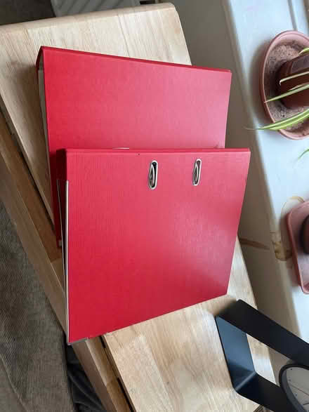 Photo of free Red hard files (WF4) #1