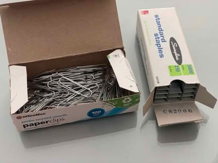 Photo of free Paper clips, staples (Midtown) #2