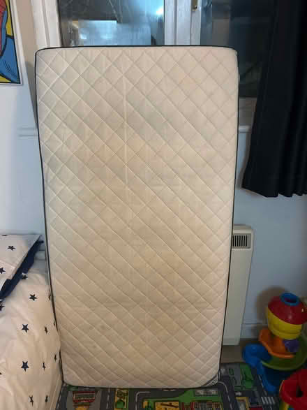 Photo of free crib mattress (Flat 2 , 06 observatory mews) #3