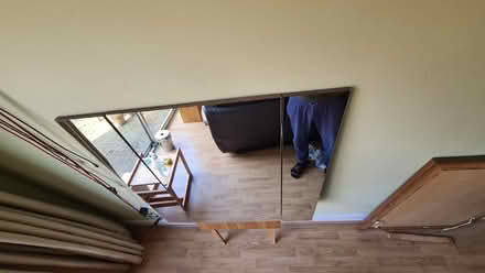Photo of free Traditional folding dressing table mirrors (Knotty Ash L14) #2