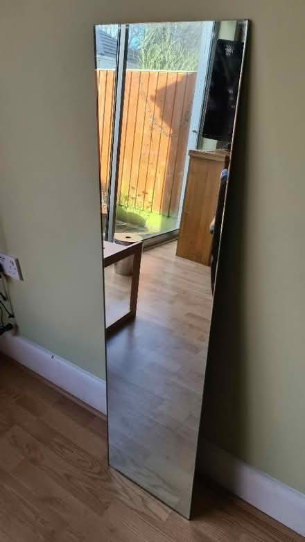 Photo of free Rectangular mirror, no frame (Knotty Ash L14) #1