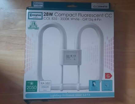 Photo of free W-shaped fluorescent light bulb (Baldock SG7) #1