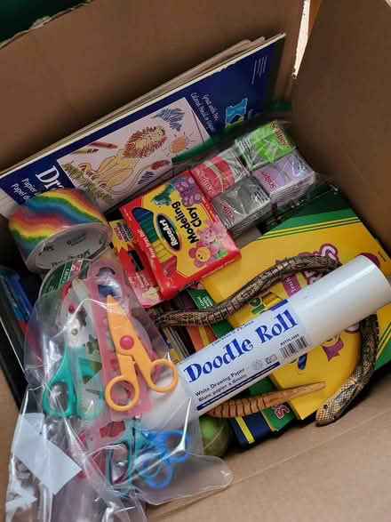 Photo of free Boxes of craft supplies/games (n. oakland) #1