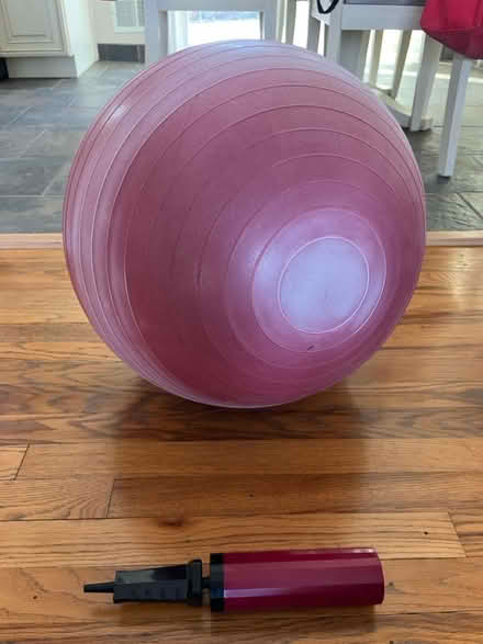 Photo of free Yoga/Core fitness ball with pump (Hazlet) #1