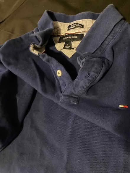 Photo of free Blue Tommy Hilfiger polo shirt M/S (Washington Hts 10033) #3