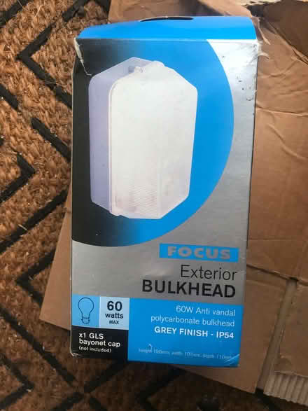 Photo of free exterior bulkhead light 24.01.2025 downley (Downley HP13) #1