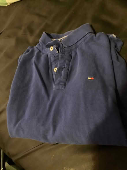 Photo of free Blue Tommy Hilfiger polo shirt M/S (Washington Hts 10033) #1