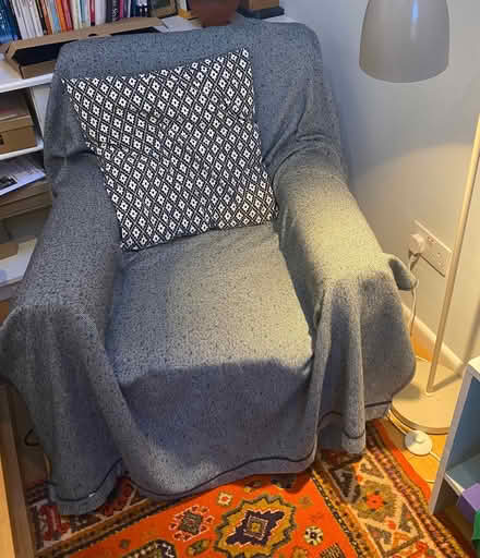 Photo of free IKEA grey armchair (Upper Wolvercote OX2) #2
