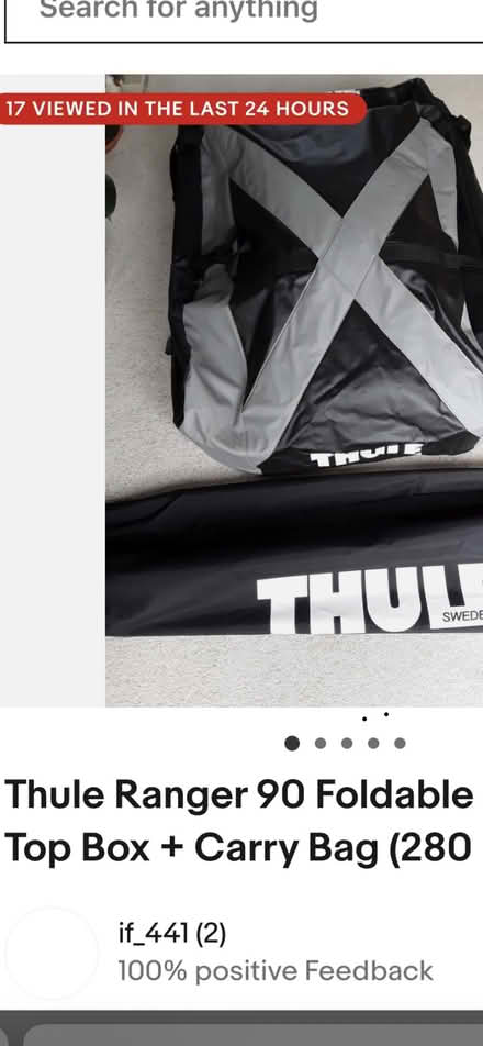 Photo of free Foldable Soft Roof Top Box + Bag (Marylebone) #1