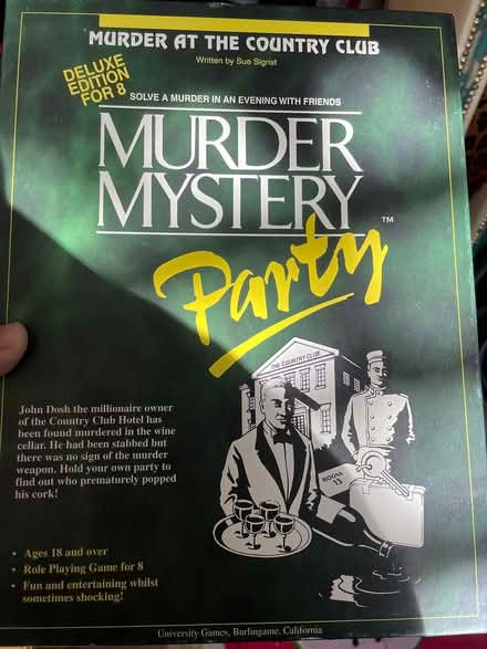 Photo of free Murder mystery part game (Worthing BN11) #1