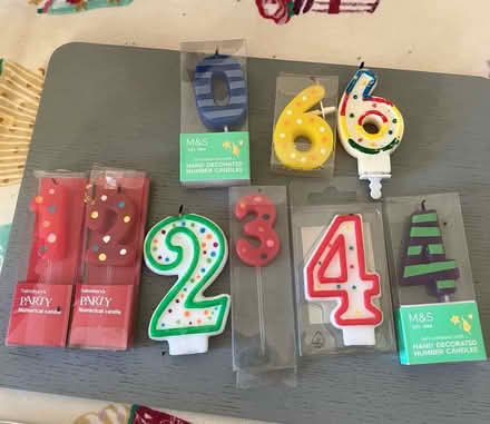 Photo of free Selection of birthday candles (Odd Down) #1