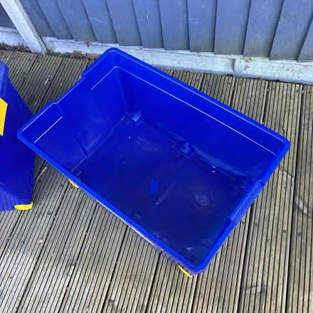Photo of free 2 x wheeled storage boxes with lids (Hampton Hill/Fulwell) #3