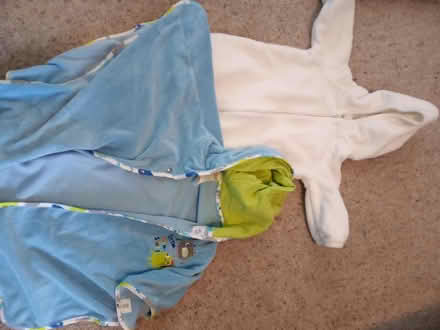 Photo of free Baby towels, sleep sack, smock (Vale LA1) #1
