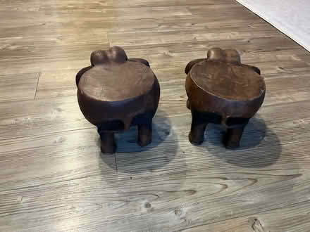 Photo of free Pair of elephant stools (Lewisham SE13 7FZ) #3