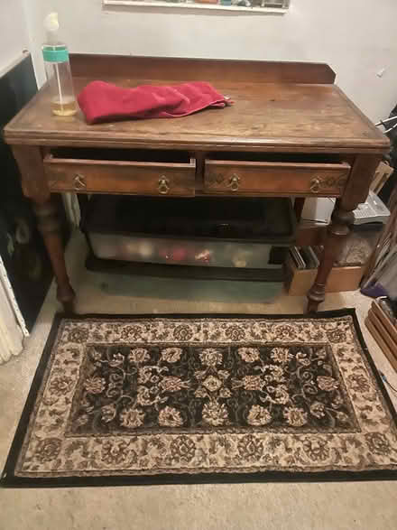 Photo of free Wooden Desk with inlay (N70HT) #1