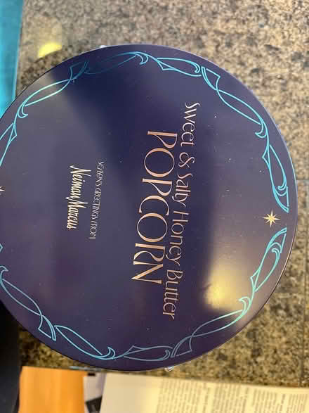 Photo of free Cute Popcorn Tin (Wallingford) #1