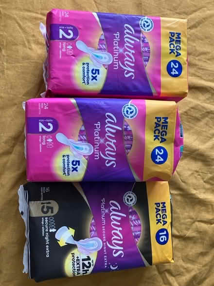 Photo of free Always sanitary towels (Beeston, NG9) #1