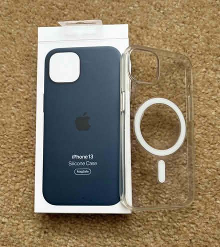 Photo of free iPhone 13 clear plastic case (North West Aurora) #1