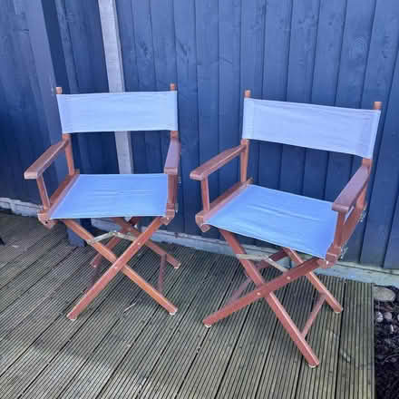 Photo of free 2 x director's chairs (Hampton Hill/Fulwell) #1