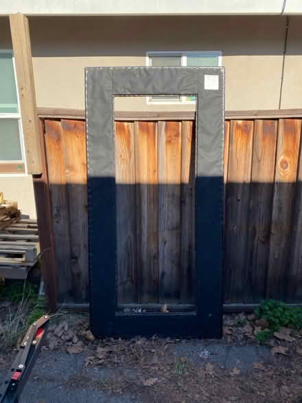 Photo of free Tall leather frame (San Jose Rose Garden) #1