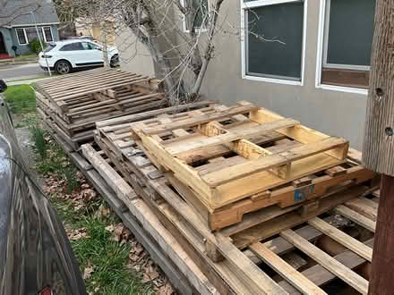 Photo of free Pallets short & long (San Jose Rose Garden) #1