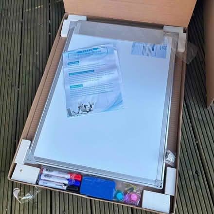 Photo of free Brand new whiteboard + pens (Hampton Hill/Fulwell) #1