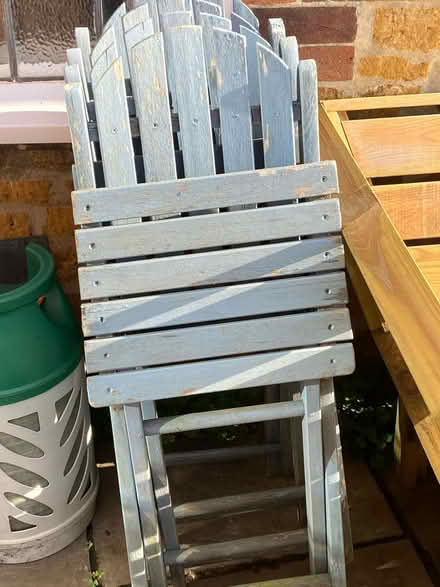 Photo of free Wooden garden table & chairs (Great Bourton, OX17) #3