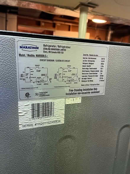 Photo of free Small fridge (Whitby - Kendalwood/Dundas-ish) #3