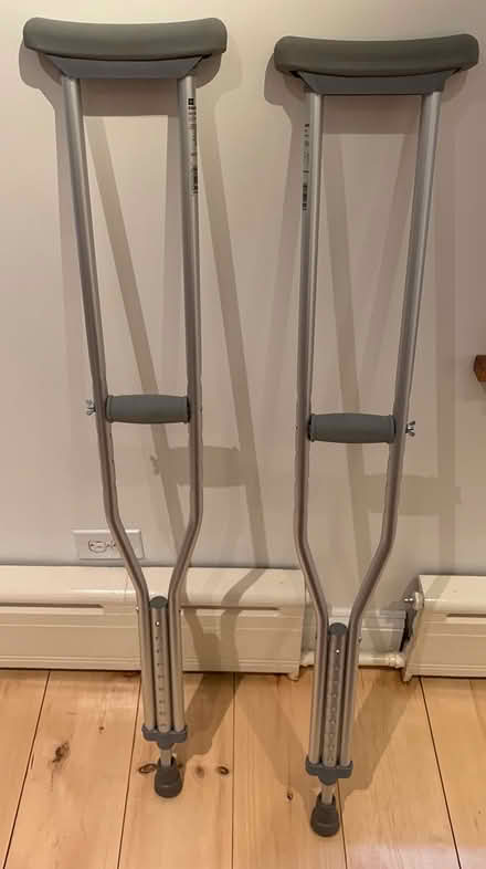 Photo of free Metal Crutches, adjustable (West Village) #1