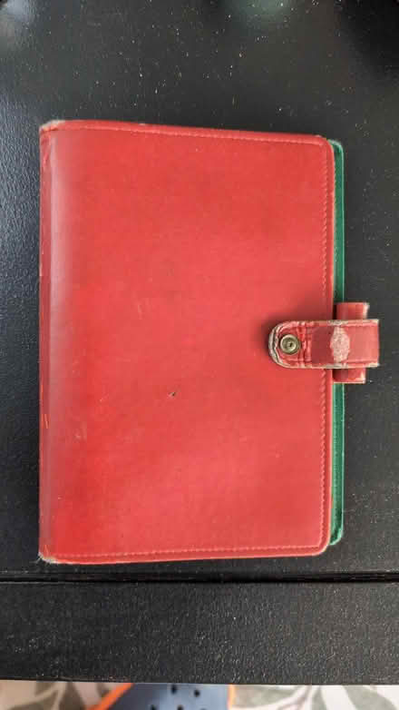 Photo of free Filofax, red leather (Shoreham-by-Sea BN43) #1