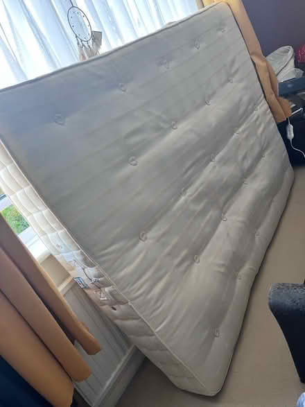 Photo of free King size mattress (fire label on, see picture) (Beckenham BR3) #2