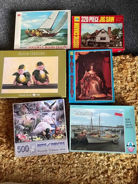 Photo of free Assorted jigsaws (Tilekiln TN38) #1