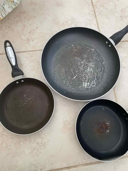 Photo of free Frying pans (Whitecross HR4) #1