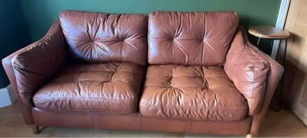 Photo of free Leather Sofa (Cheltenham) #1