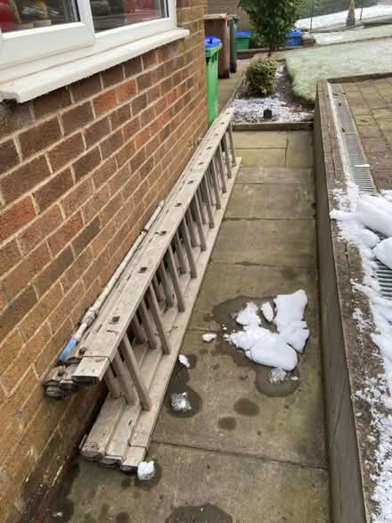Photo of free Extendable metal ladder (Marland Fold, Rochdale) #1