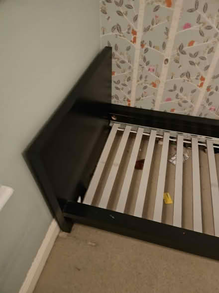 Photo of free Black wooden single bed (N11 (arnos grove)) #2