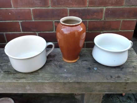 Photo of free Ceramic potties and a vase (Moortown LS6) #1