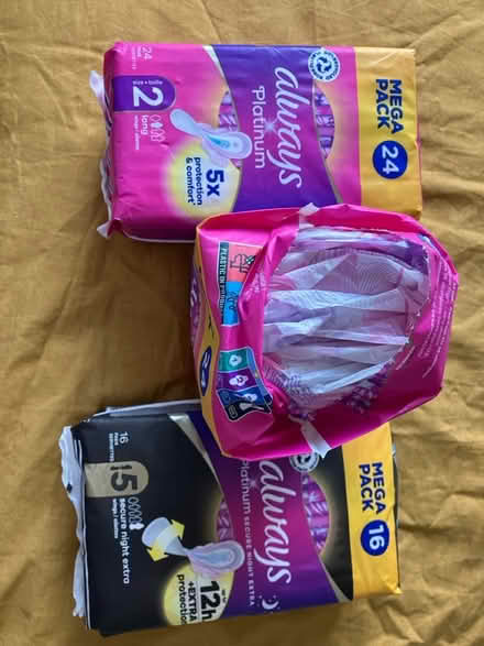 Photo of free Always sanitary towels (Beeston, NG9) #2