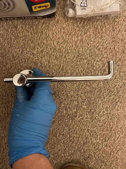 Photo of free Chrome toilet roll holder for wall (Nailsworth) #1