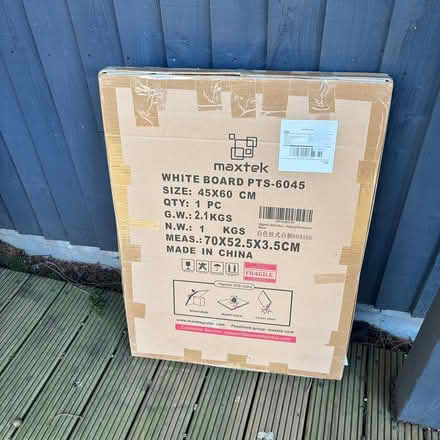 Photo of free Brand new whiteboard + pens (Hampton Hill/Fulwell) #2
